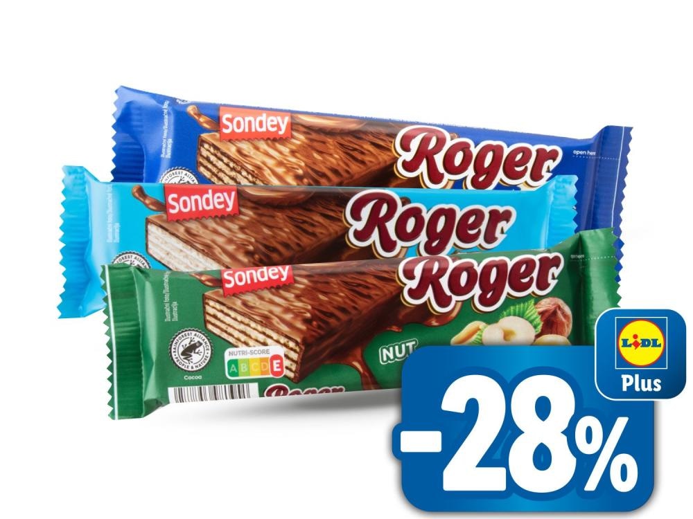 Sondey Roger čokoladni vafli 40 g