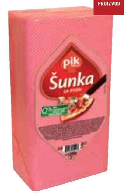 Pik Vrbovec Šunka za pizzu 5,3 kg