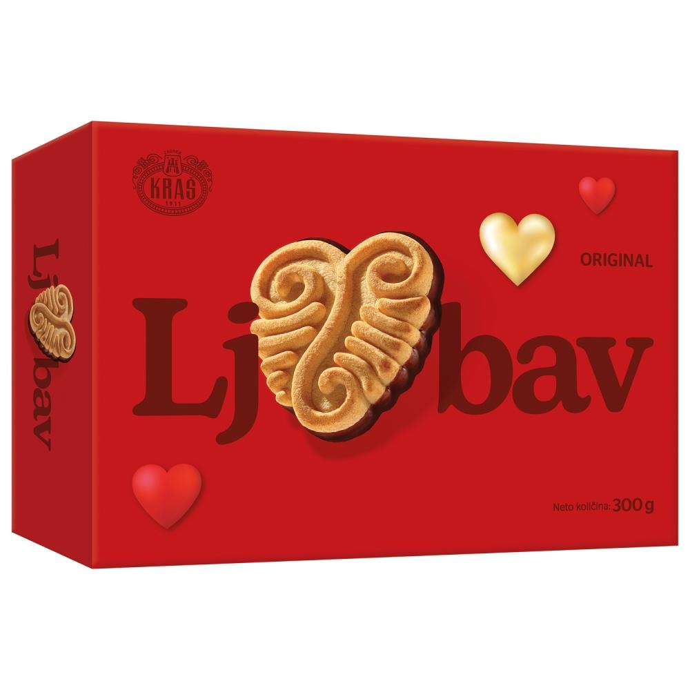 Kraš Domaćica Valentinovo Čajno pecivo 300 g - Akcija u trgovini Ribola