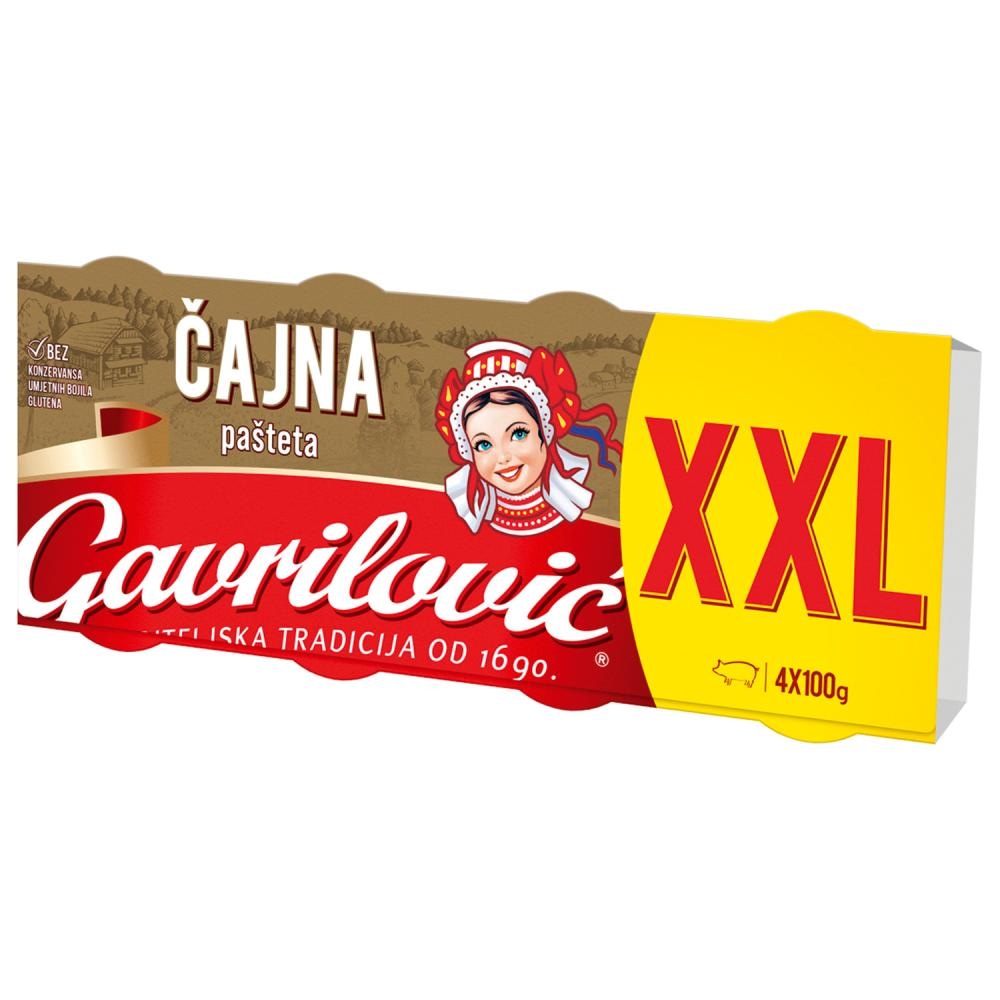 Pašteta Gavrilović 4 x 100 g - Akcija u trgovini Spar
