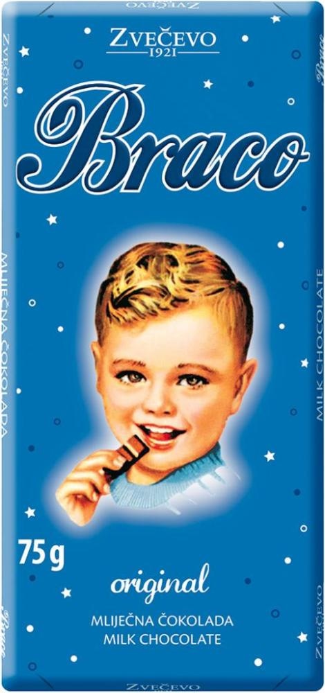 Braco, Seka Čokolada 75g - Akcija u trgovini Konzum