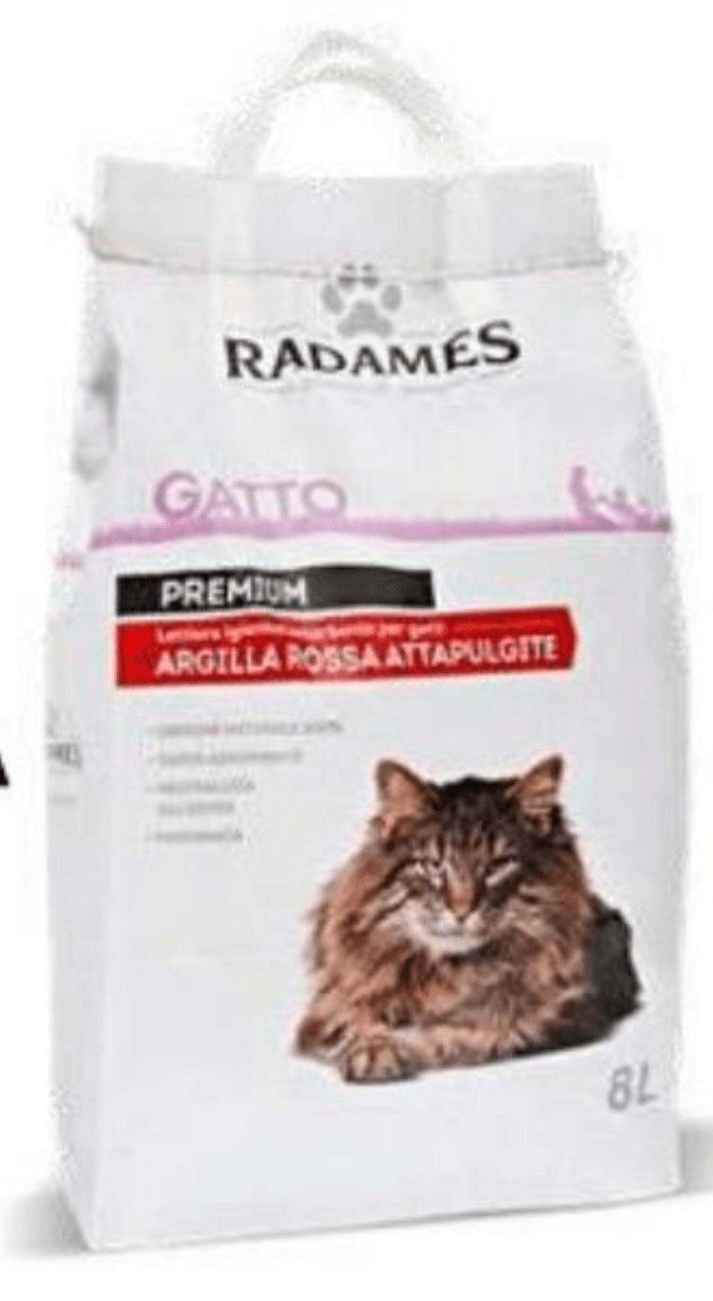 Premium pijesak za mačke Crvena glina 8 L