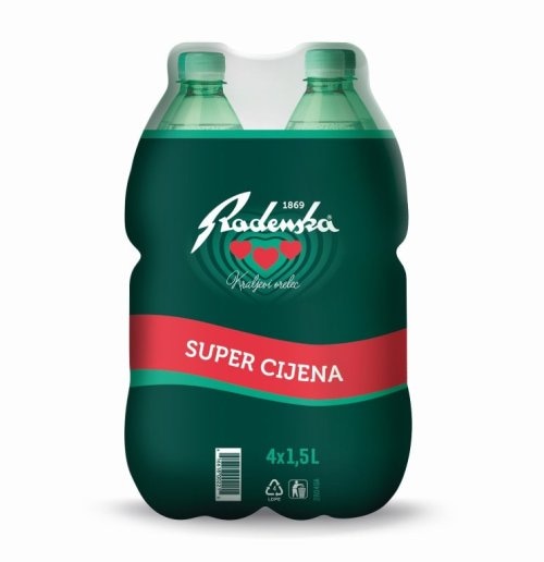 Radenska Mineralna voda 4x1.5 l