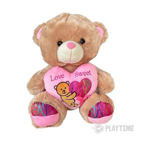 Pliš medo sa srcem ili ružom 1 kom - Akcija u trgovini Ribola