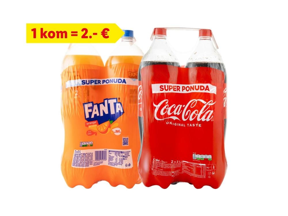 Fanta 2 x 2 l - Akcija u trgovini Lidl