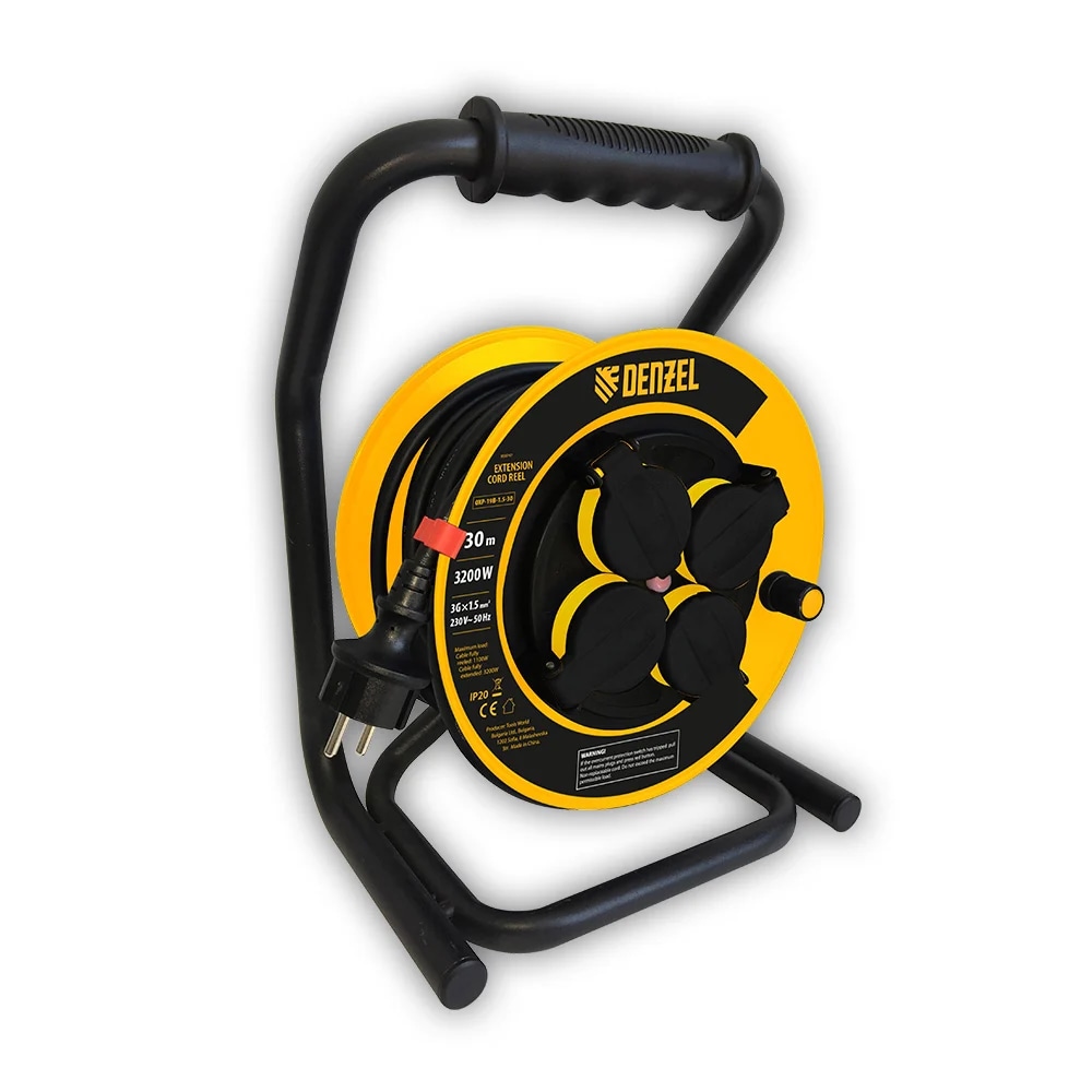 Motalica kab. DENZEL IP20 3X1,5 mm 14 A 10 m