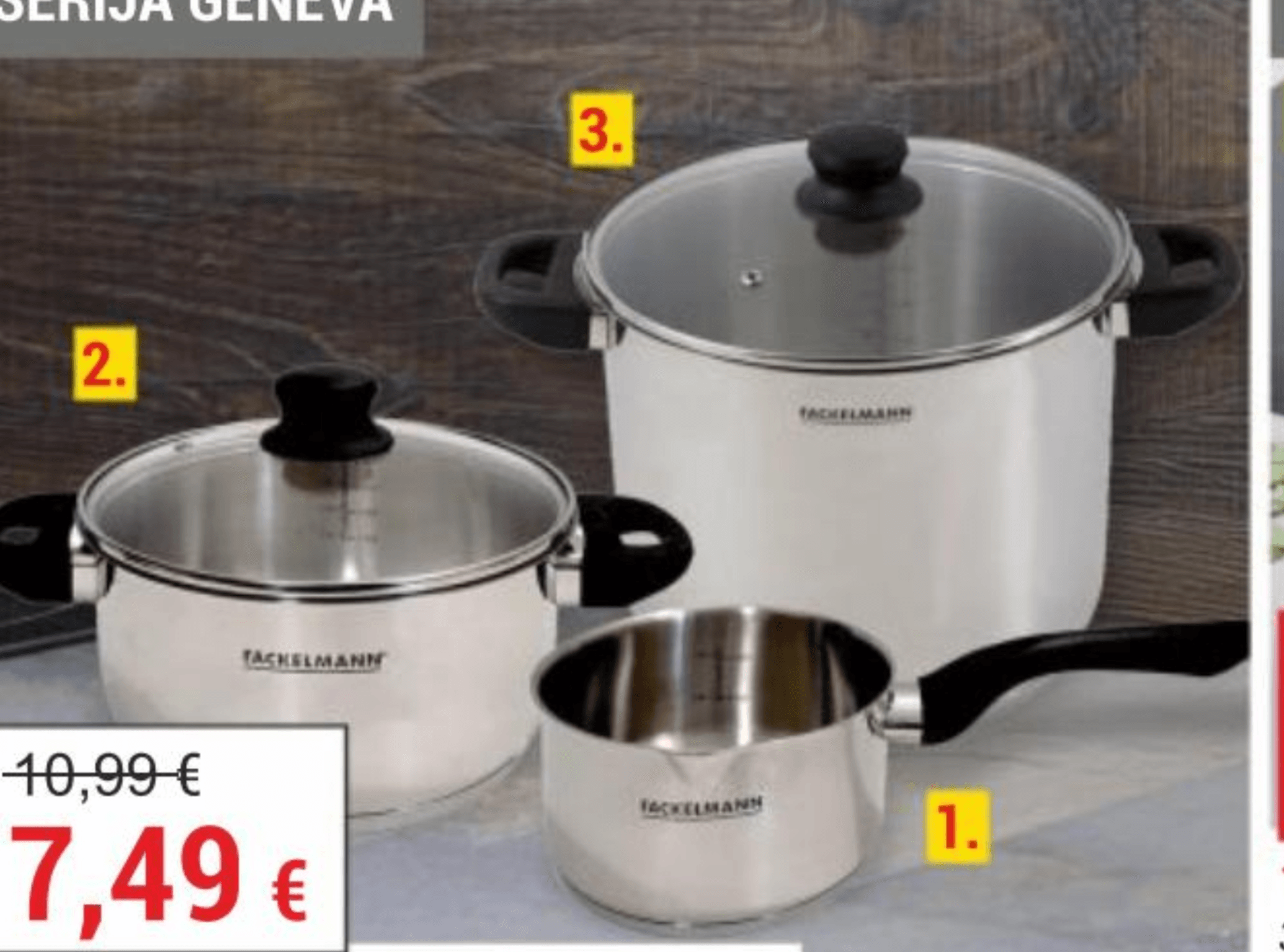 Lonac od nehrđajućeg čelika Fackelmann