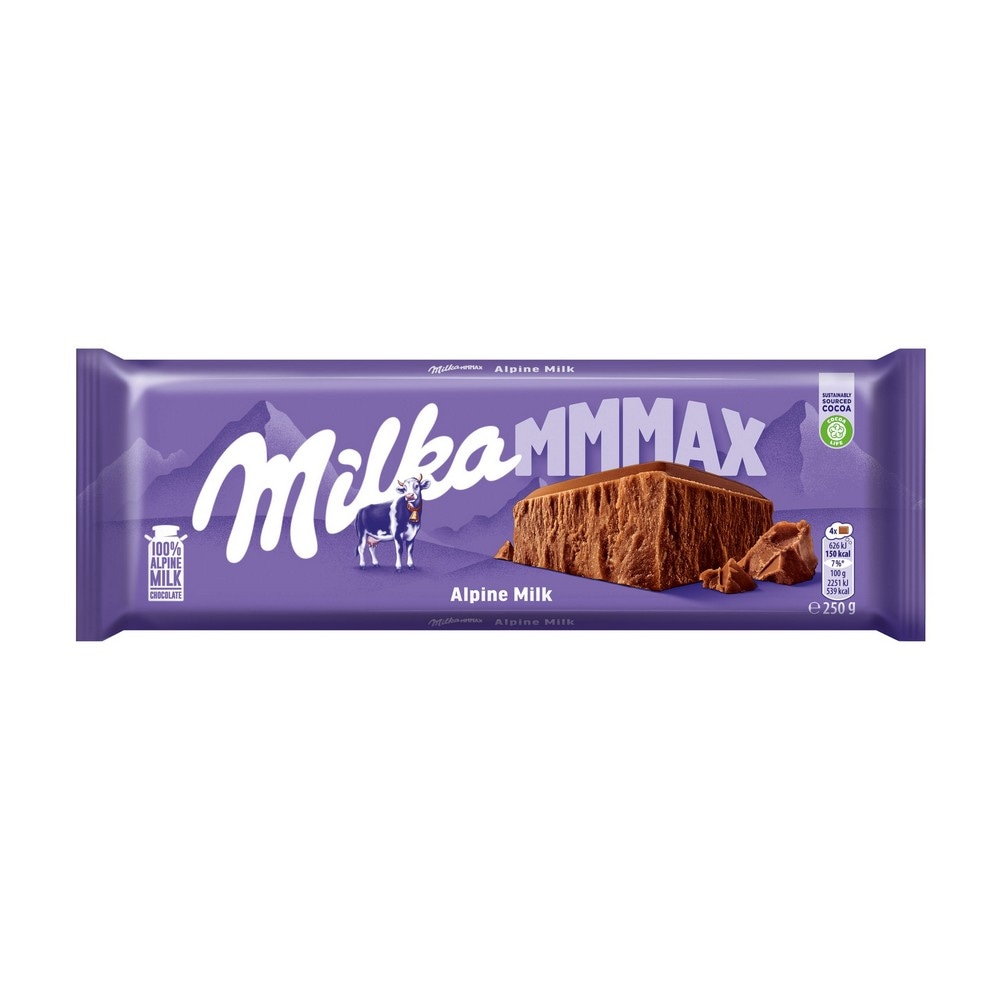 Čokolada Milka Alpine milk 250 g Milka