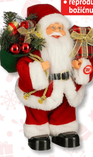 Ukrasna figura 'Djed Božićnjak'