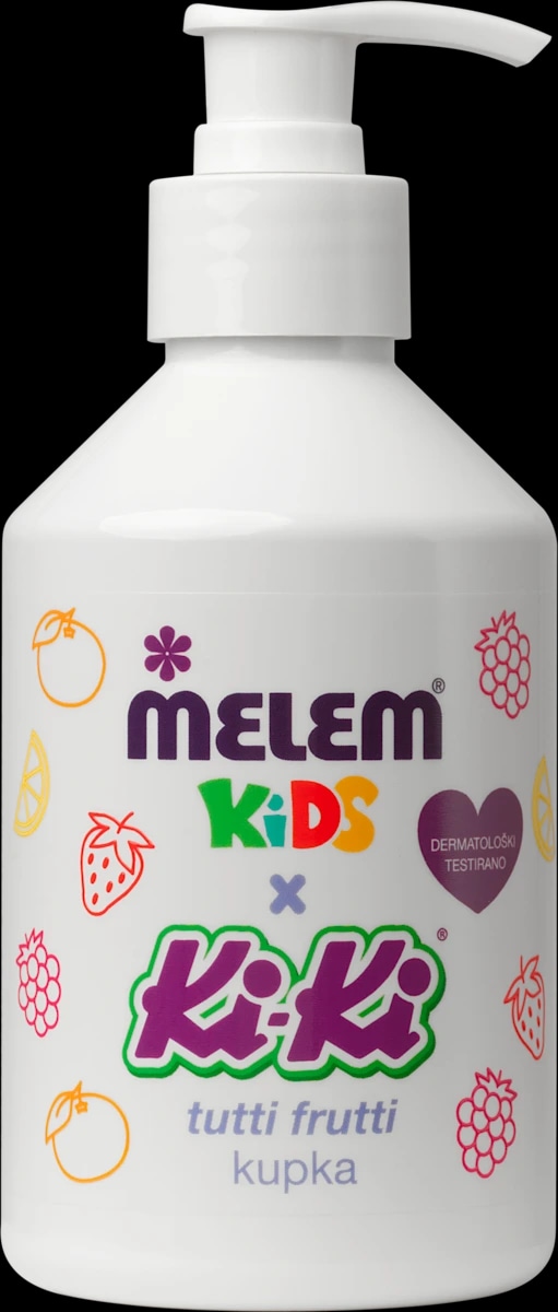 melem Kids Ki-ki dječja kupka tutti frutti 300 ml - Akcija u trgovini Dm