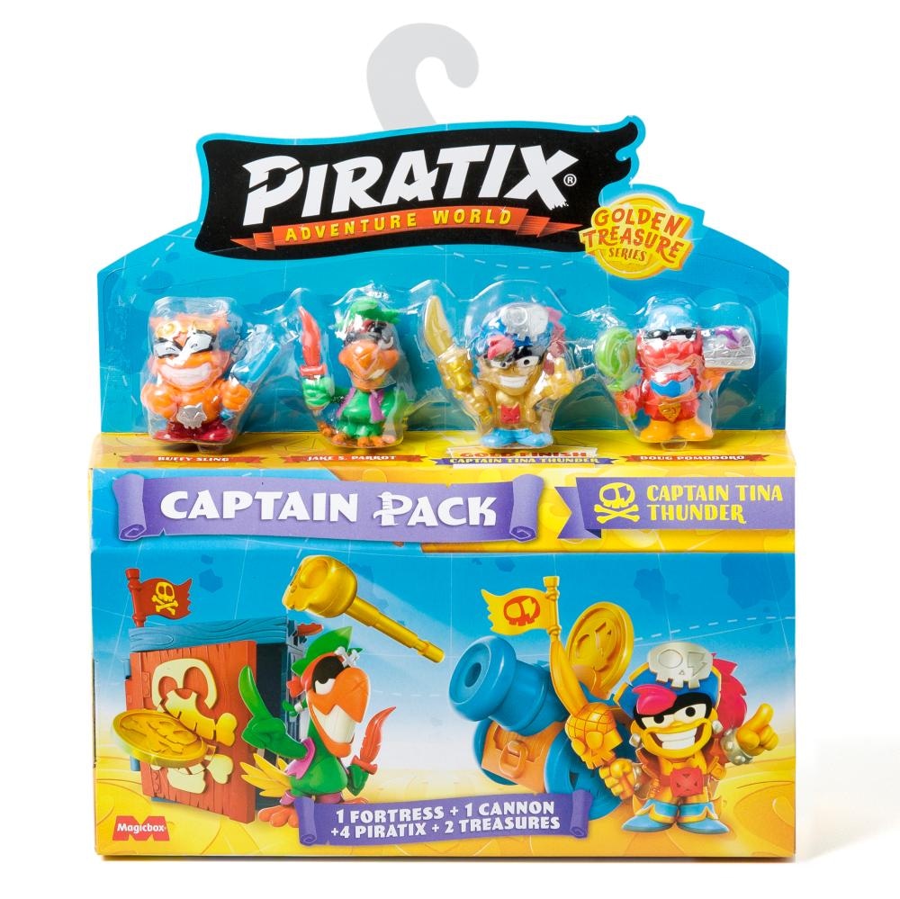 PIRATIX zlatno blago - kapetanski set