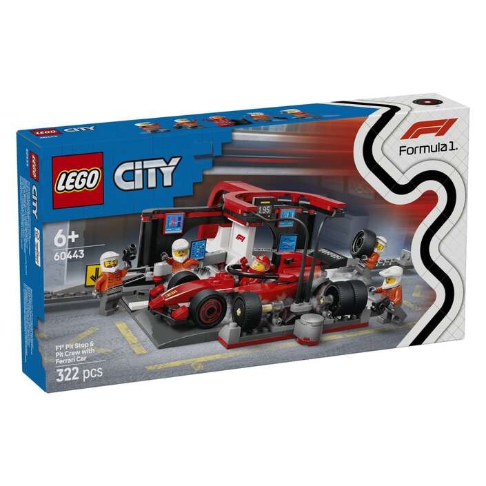 LEGO CITY Boks i posada s F1 autom Ferrari 322 pcs