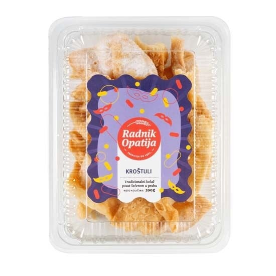 Kroštule 200 g - Akcija u trgovini Plodine