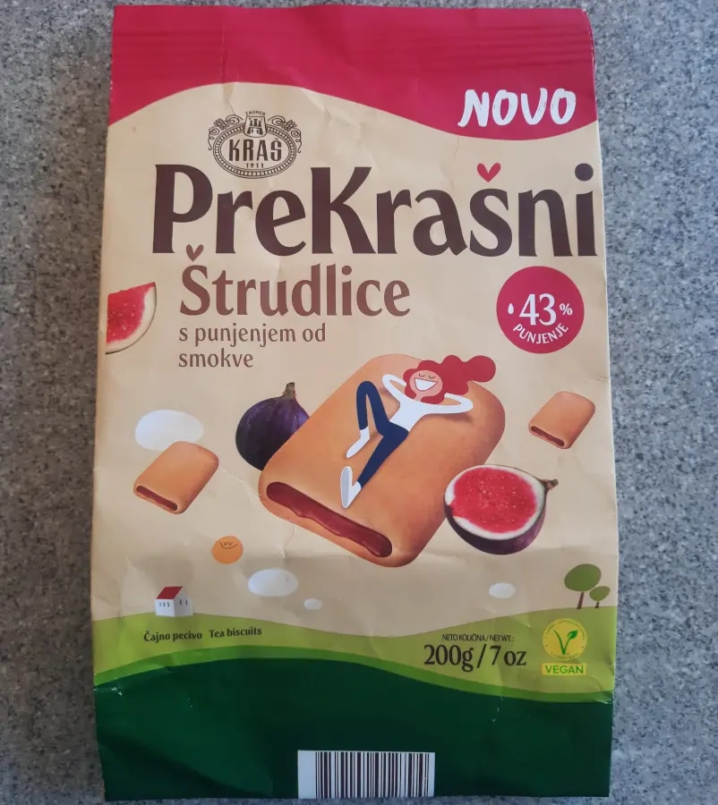 Prekrasni Štrudlice Kraš 200g - Akcija u trgovini Vrutak