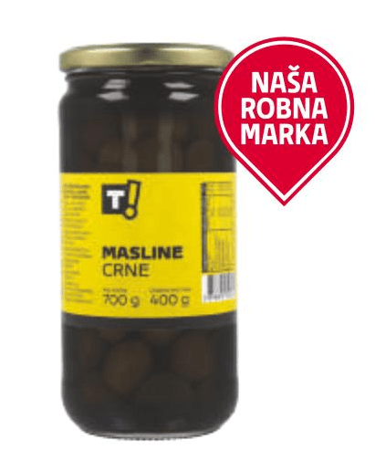 T! Masline Crne 700 g