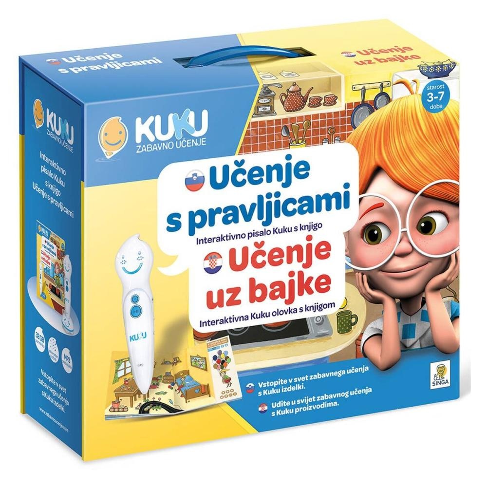 Kuku interaktivna olovka s knjigom - Učenje uz bajke
