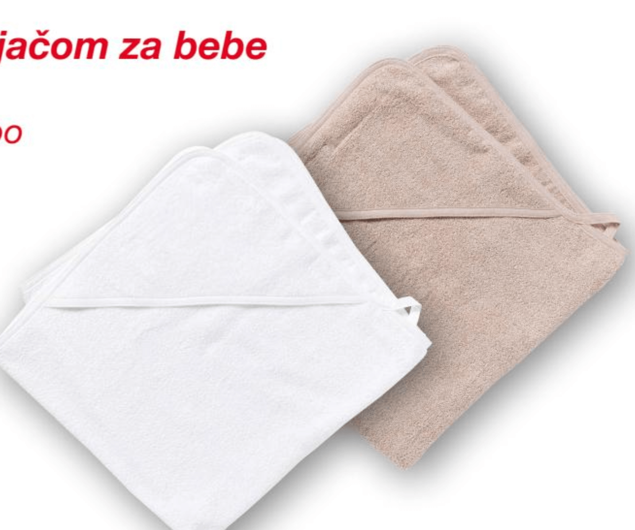 Ručnik s kapuljačom za bebe