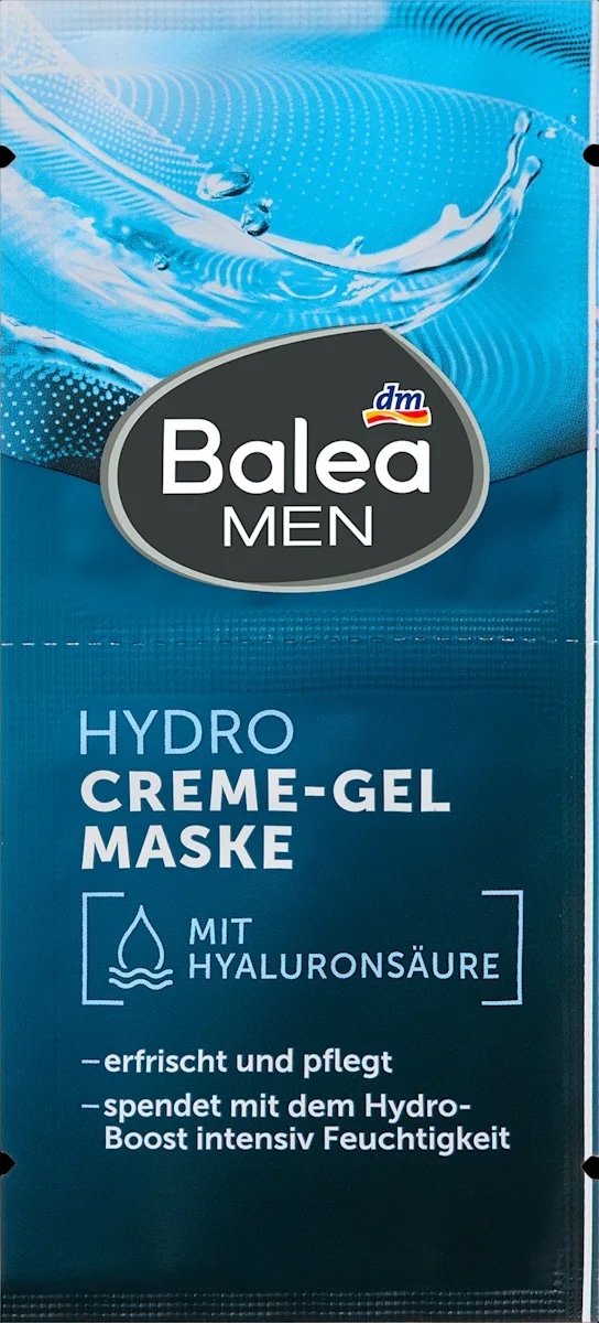 Balea MEN Hydro gel maska za lice 16 ml
