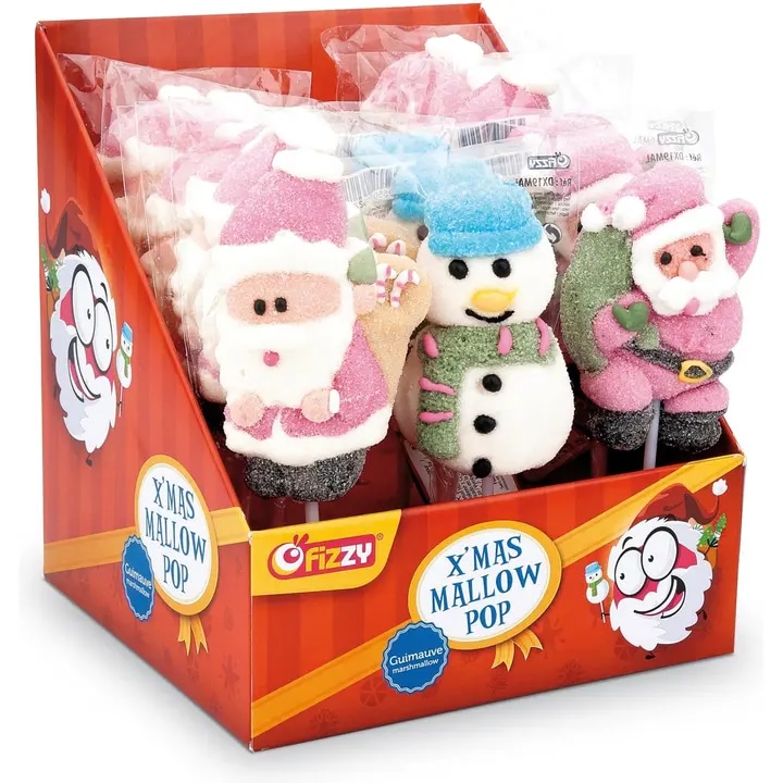 Fizzy Xmas Mallow Pop 35 g
