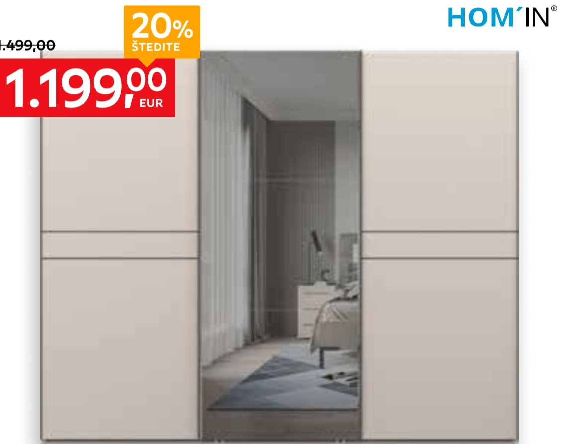 Ormar s kliznim vratima Opera