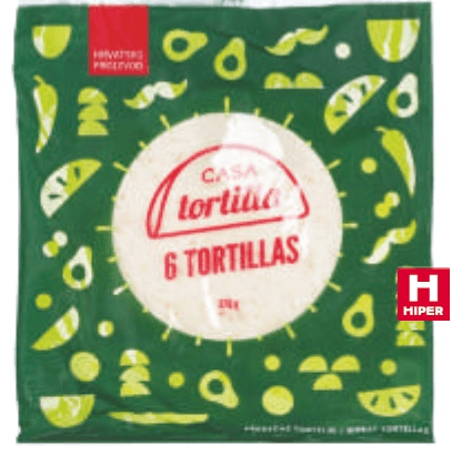 Mild Food Tortilje 370 g