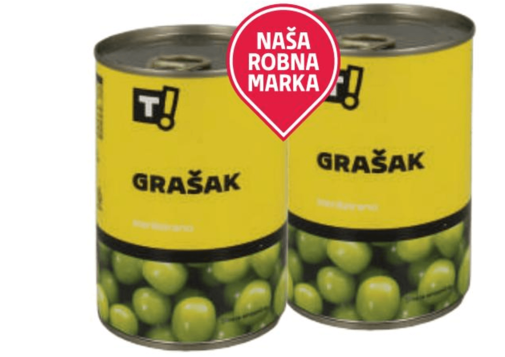 T! Grašak 400 g - Akcija u trgovini Tommy