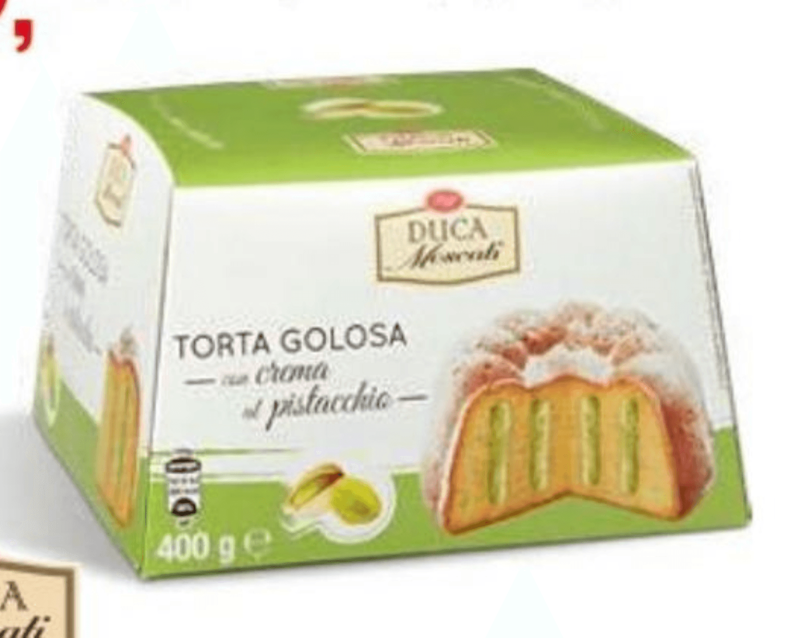 Duca Moscati Torta s pistacijom 400 g - Akcija u trgovini Eurospin