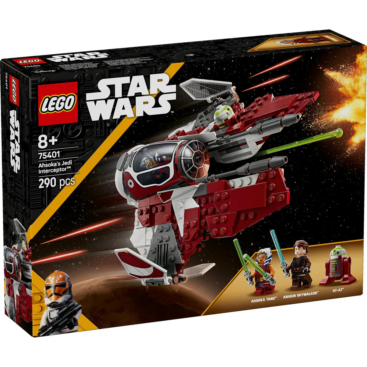 LEGO Ahsokin Jedi presretač 290 pcs Lego
