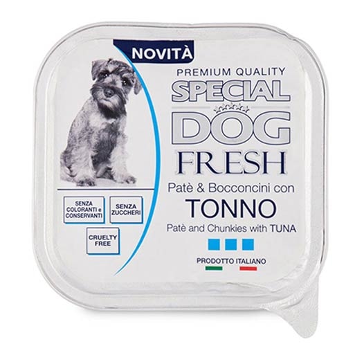 Special Dog Fresh Patè & Bocconcini con Tonno 150 g