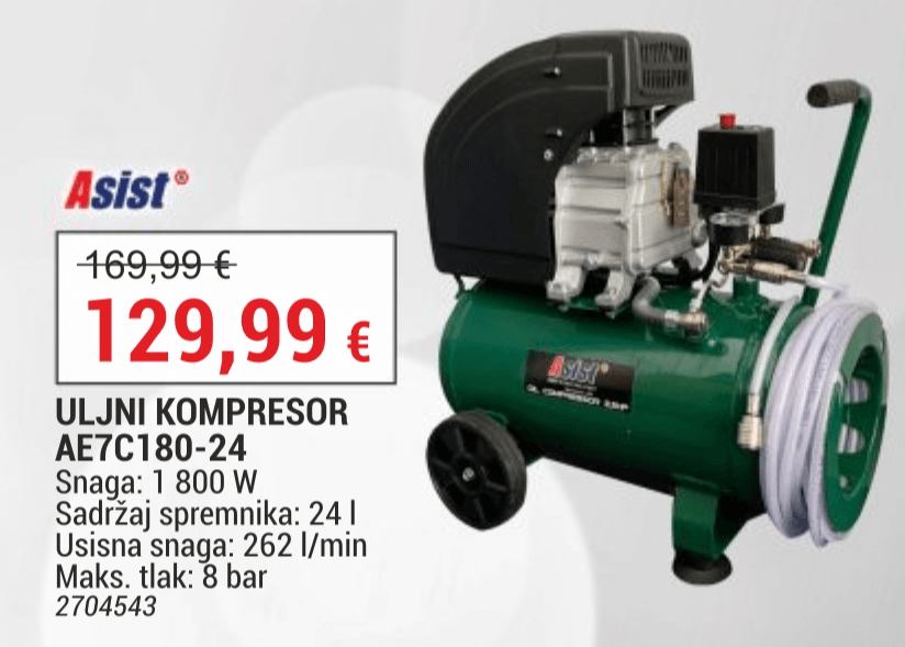 Uljni kompresor AE7C180-24