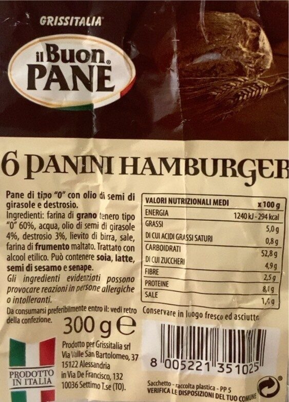 Il Buon Pane American Hamburger sa sezamom 300g - Akcija u trgovini Žabac