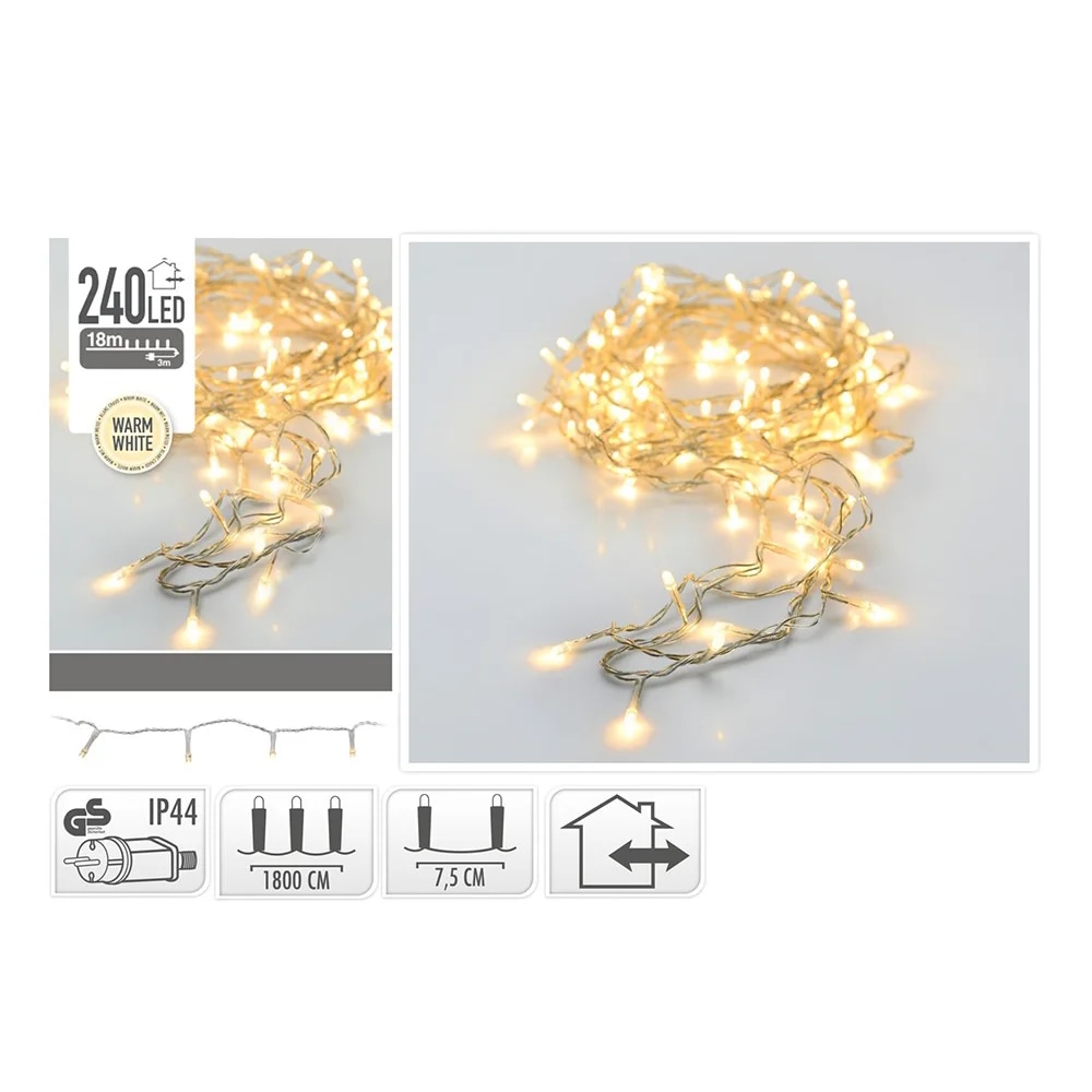 Lampice 240 LED bijele