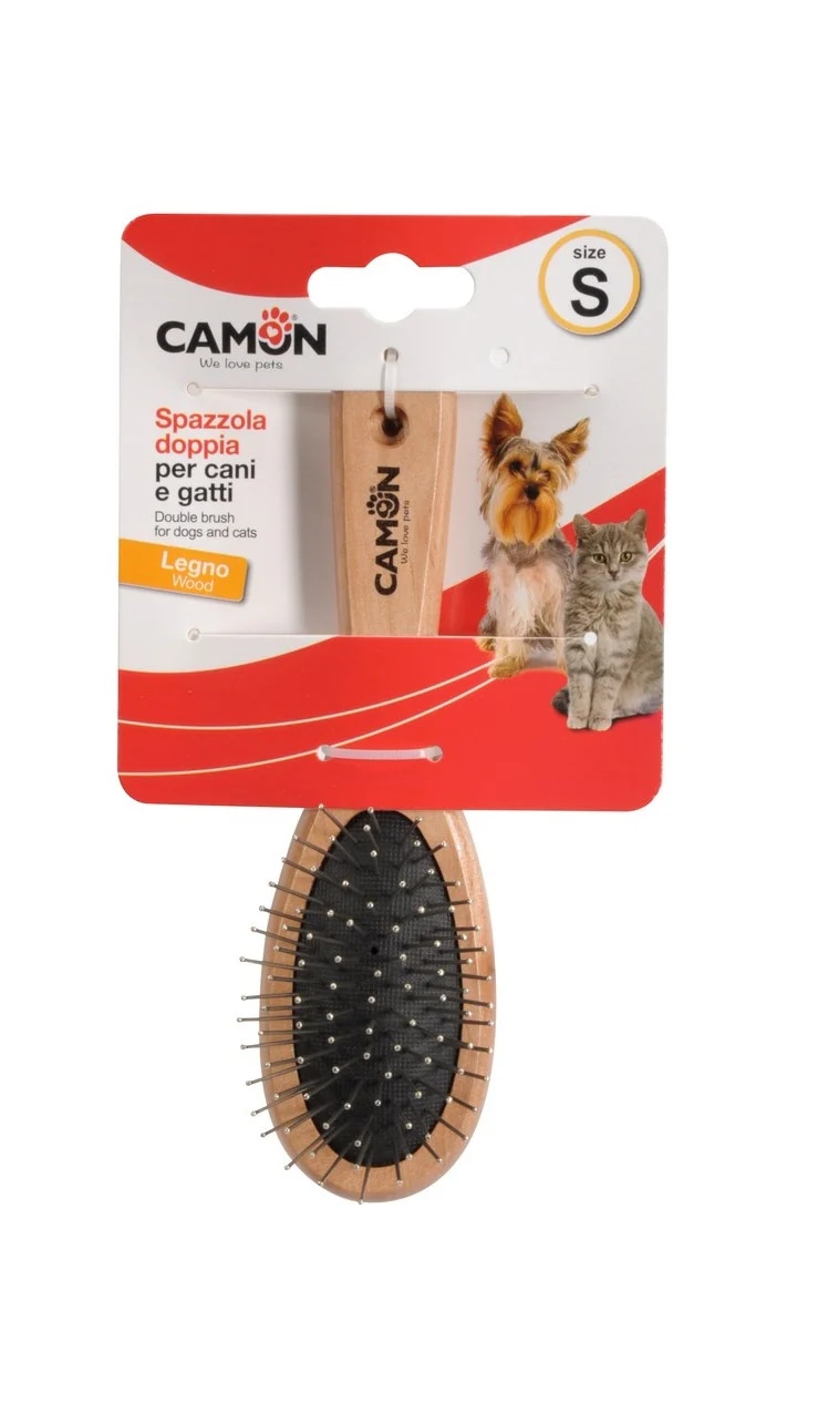CAMON Četka, dvostrana drvena S 17cm - Akcija u trgovini Pet Centar