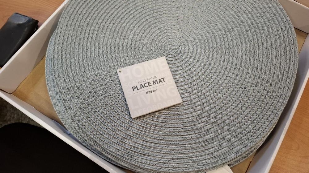 KUNGSMYNTA stolna prostirka Ø38 cm