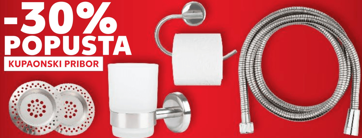 Kupaonski pribor - Akcija u trgovini Kaufland