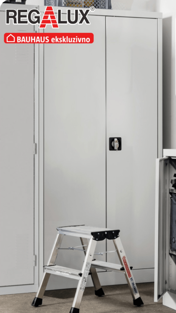 Metalni ormar v 90 x š 80 x dub. 41 cm - Akcija u trgovini Bauhaus