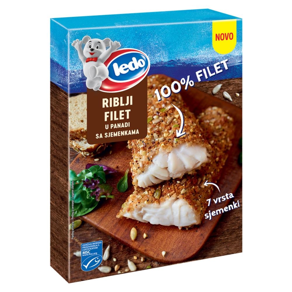 Panirani riblji 100% filet 7 vrsti sjemenki 250 g