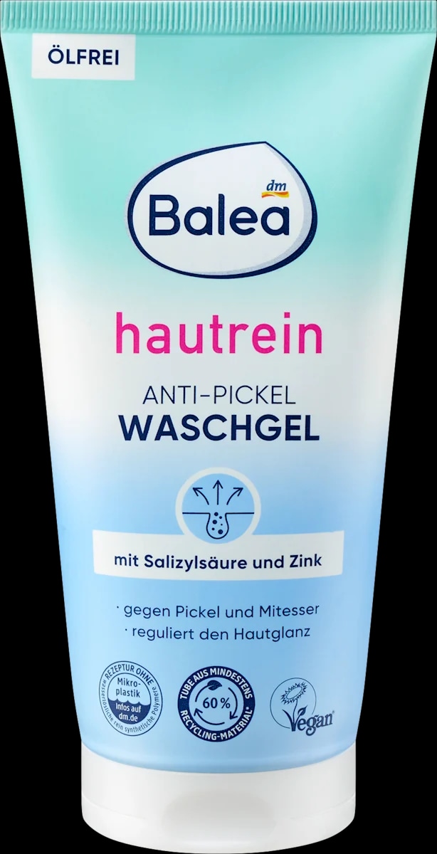 Balea hautrein gel za pranje lica za nečistu kožu 150 ml