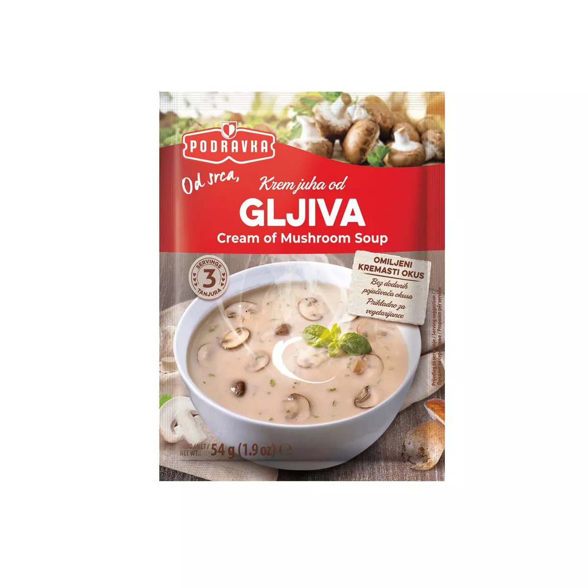 PODRAVKA Krem juha u vrećici 54 g - 60 g