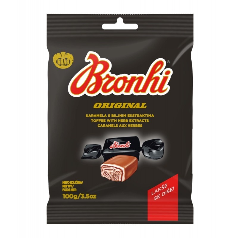 Bronhi bomboni karamele Kraš 100g
