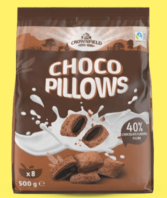 CROWNFIELD Čokoladni jastučići 500 g - Akcija u trgovini Lidl