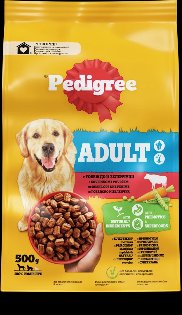 Pedigree Potpuna hrana za pse 500 g - Akcija u trgovini Studenac