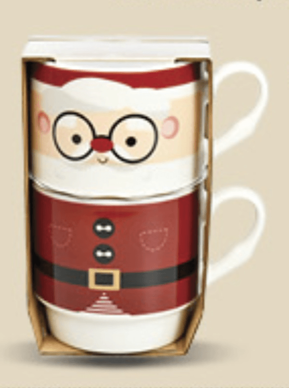 Šalica Djed Mraz 2/1, 305ml, set