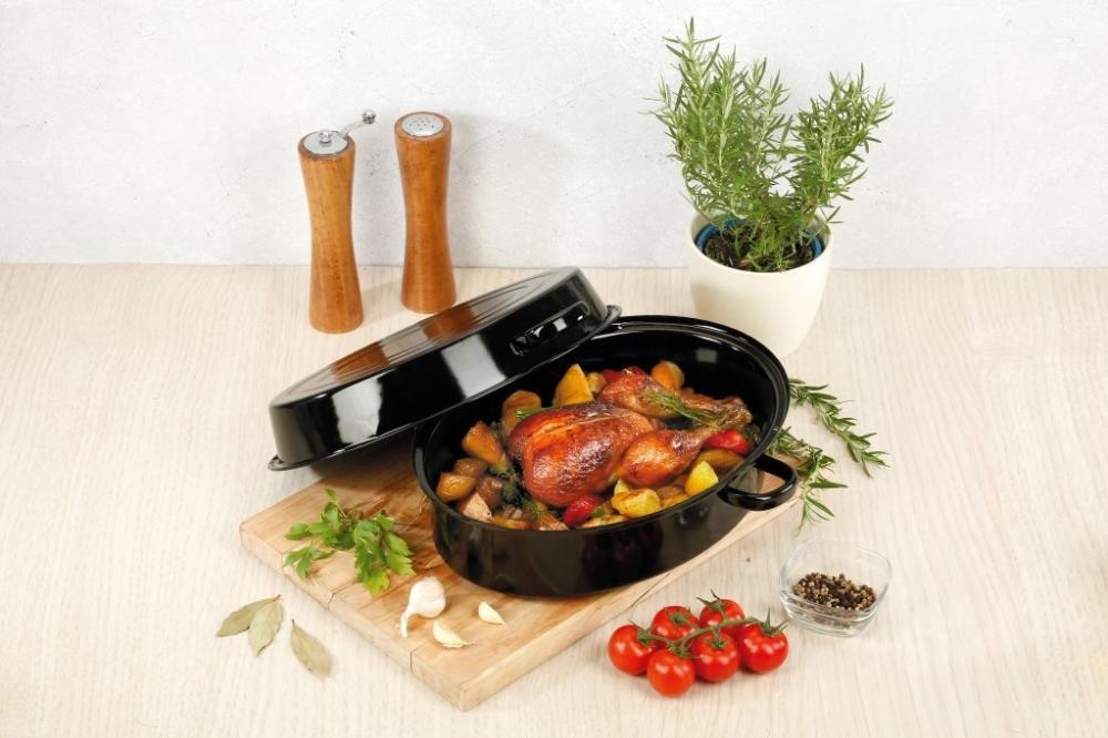 Ovalni pekač s poklopcem Simpex 1 kom