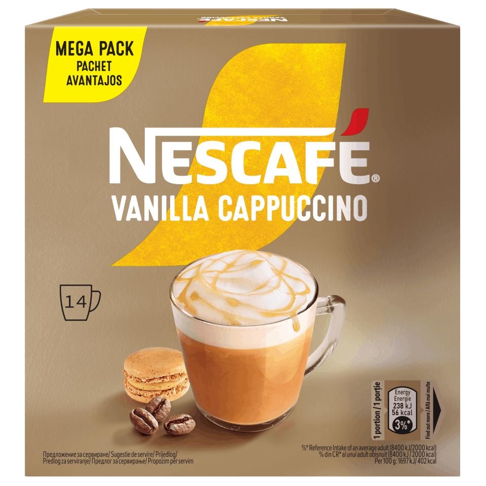 NESCAFE Cappuccino vanilija 14x14g - Akcija u trgovini Pivac