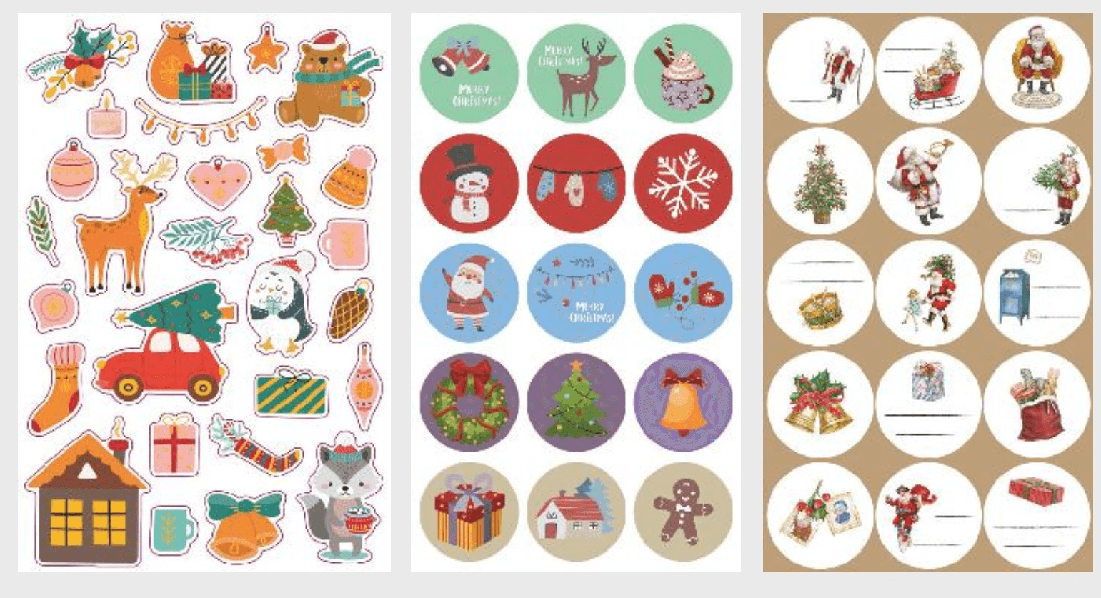 Božićne naljepnice