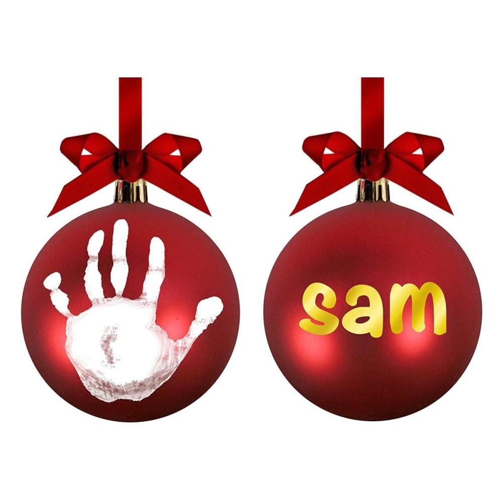 Božićna kuglica za otisak