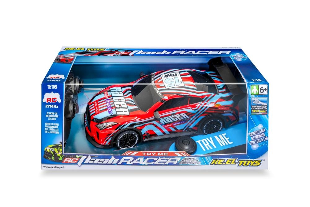 RC trkači auto Flash racer muscle car