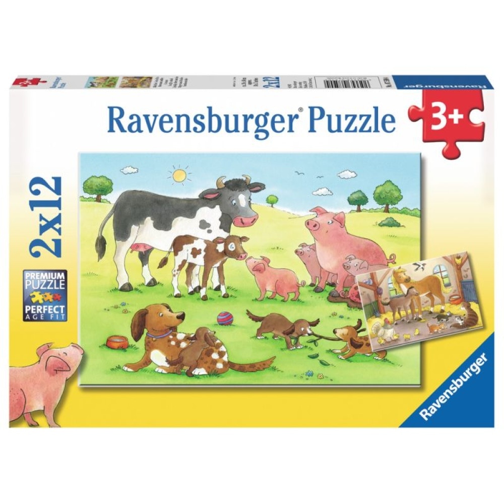 Puzzle Ravensburger 2x12 kom