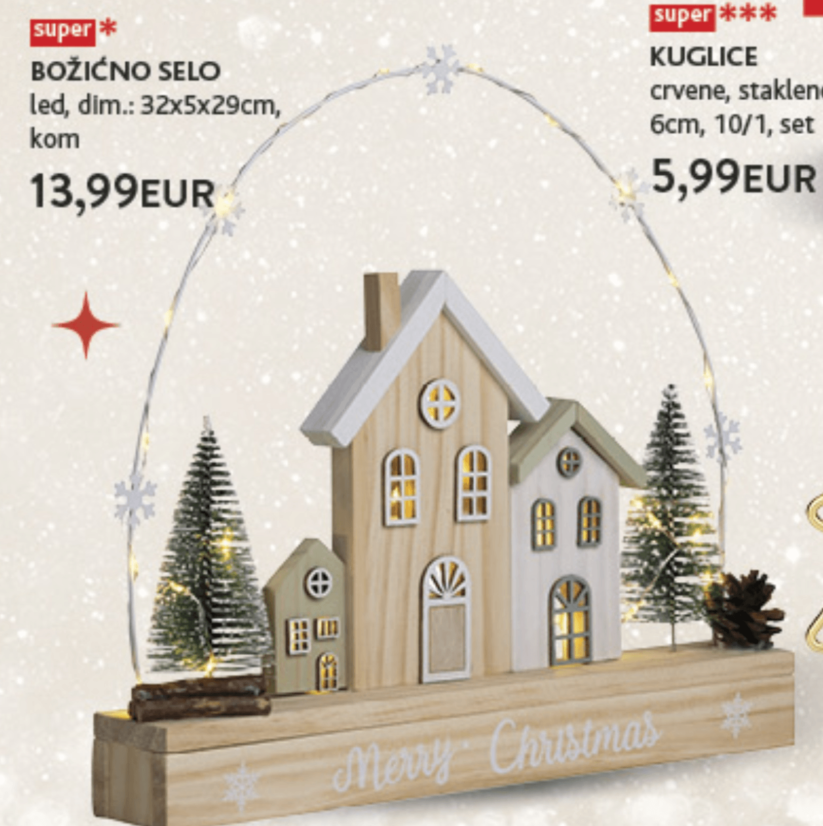 Božićno selo 1 kom